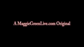 Maggie Green Masturbates in Yellow Nightie Lingerie!