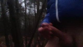 Real Gay Exhibitionist teen boy is jerking in public