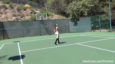 Preview 4 of Topless Tennis With Dani Daniels & Cherie Deville
