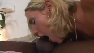 hot blonde and big ebony cock to suck and fuck