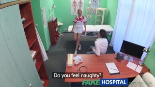 FakeHospital Studs cock makes sexy nurse cum