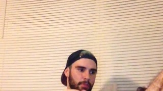 Using my 8 inch dildo and cum