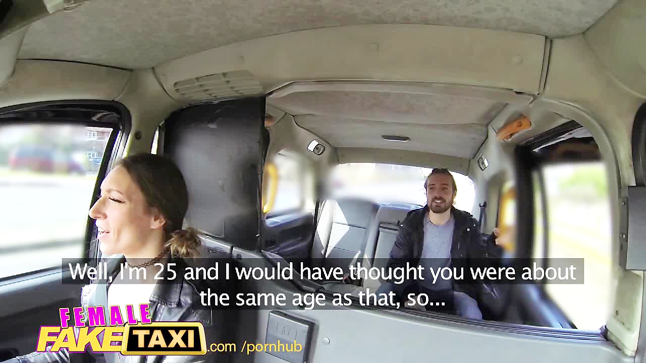 FemaleFakeTaxi Sexy driver gets some student cock