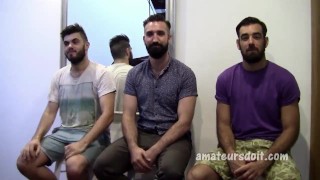 Hairy Amateur Threesome