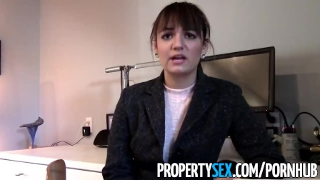 PropertySex - Virgo real estate agent makes sex video with Aquarius client