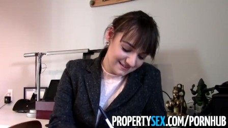 PropertySex - Virgo real estate agent makes sex video with Aquarius client