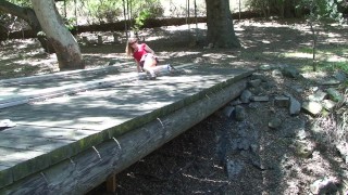 Blonde hooker blows hiker on trail - Erin Electra