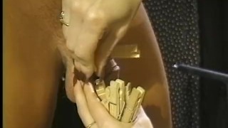 Drag queen spanked by his dominatrix in a hot femdom session