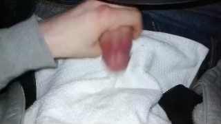 im a grower in my car.pulled over 2 side of road.was horny