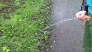 piss play outdoors