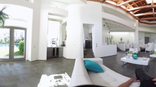 VR Bangers - [360° VR] Sexy Black Perfect Ass Maid Fucked and Cream-pied