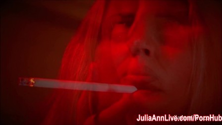 Busty Blonde Milf Julia Ann Gives Smoking BJ!