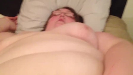 Big Bella buttplug and dildo orgasm