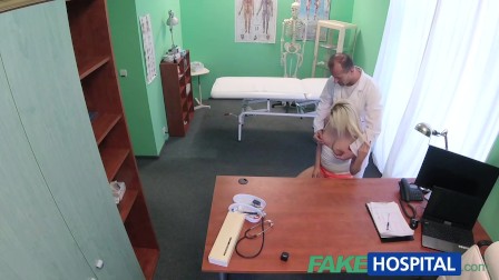 FakeHospital Doctor helps blonde get a wet pussy