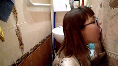 Home gloryhole:stepbrother messed up your girl with stepsister in the bathroom