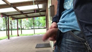 playing with my cock on football place