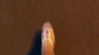 Walking around crossdressed