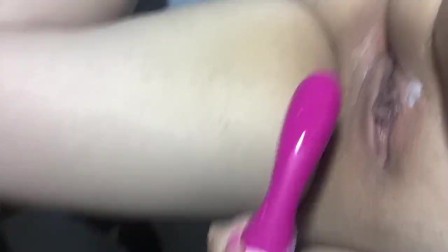 CREAMY CUM ALL OVER my favorite toy!
