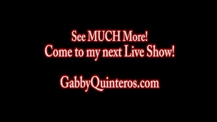latina Slut Gabby Quinteros Takes a Big Cock Pounding!