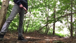 pissing with seme erection