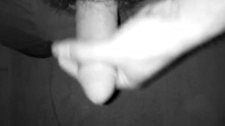 Black and white wanking