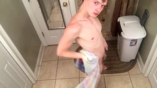 Teen Showering