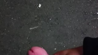 Cumming in public almost got caught