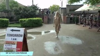 Blonde vanessa naked on public streets
