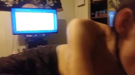 Beautifully thin Trans takes loves her boyfriends huge dick.