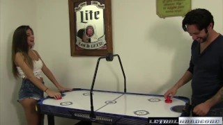 Natalie gets hard fuck from brother-in-law and a sticky facial