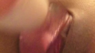 Secretly masturbading my wet pussy in the bathroom
