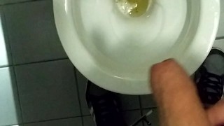 Straight male teen pee/piss in public restroom/toilet/WC