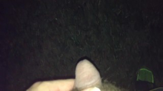 Pissing Outside in Darkness