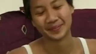 Young asian pussypounded after getting licked