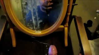 Insane CumBlast on Mirror