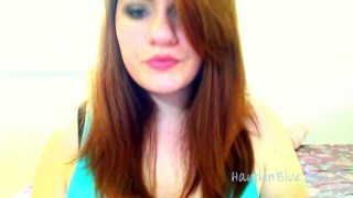 cute redhead burp