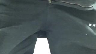 PISSING with COCK PLUG
