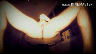 Straight Guy Plugging Anal Toy & Jerking Off - Enjoy The Cum Amature First.