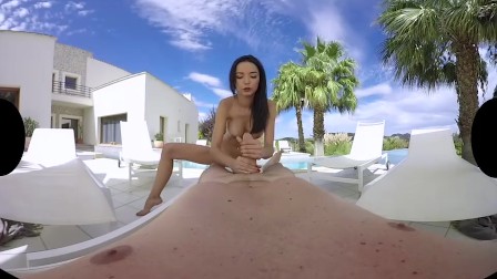 Gorgeous latina Francys Belle Displays Her Body And Fucks In VR