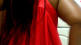 Chocolate Sexy bbw jiggling bfor Christmas