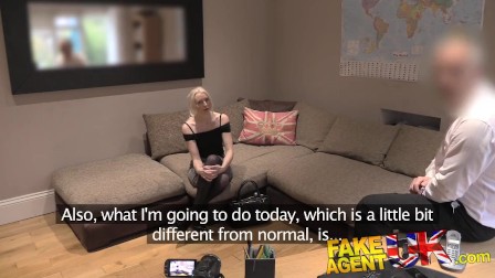 FakeAgentUK Dirty agent gives anal creampie to hot submissive blonde