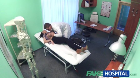 FakeHospital Hot Tattoo Patient cured with hard cock treatment