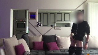 Love jerking off while daddy is going to work