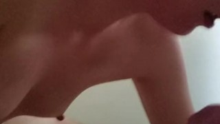 Barely legal gf tries to deepthroat while getting gs teased