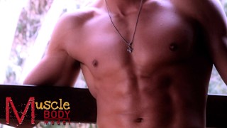 Latin muscle abs model mexico bodybuilder