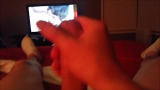 Cum watching porn