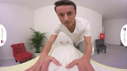 VR BANGERS Anna Swix- Fucking on the Massage table and blowjob