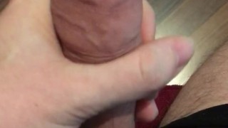 PUMPING MY THICK WHITE COCK PT1