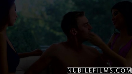 nubilefilms - teen best friends passionate threesome