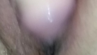 Pussy wet play with dildo